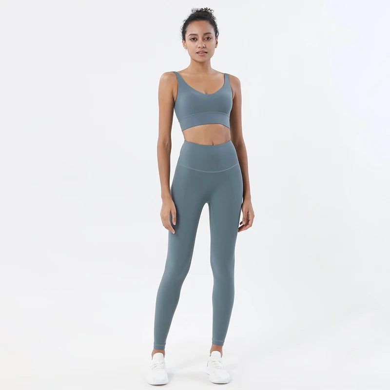 Sports Suit Gym Fitness Bra Leggings