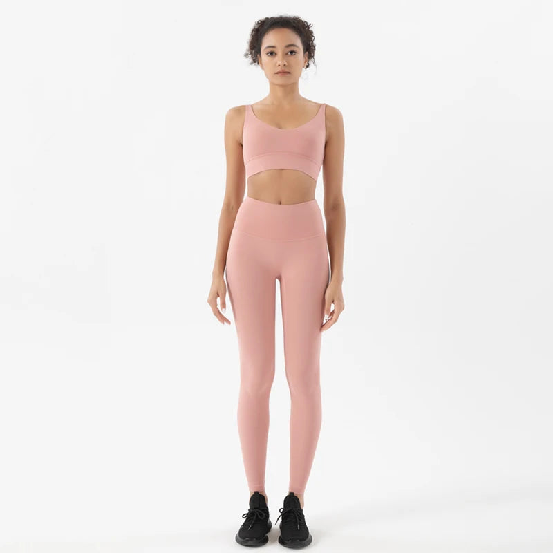 Sports Suit Gym Fitness Bra Leggings