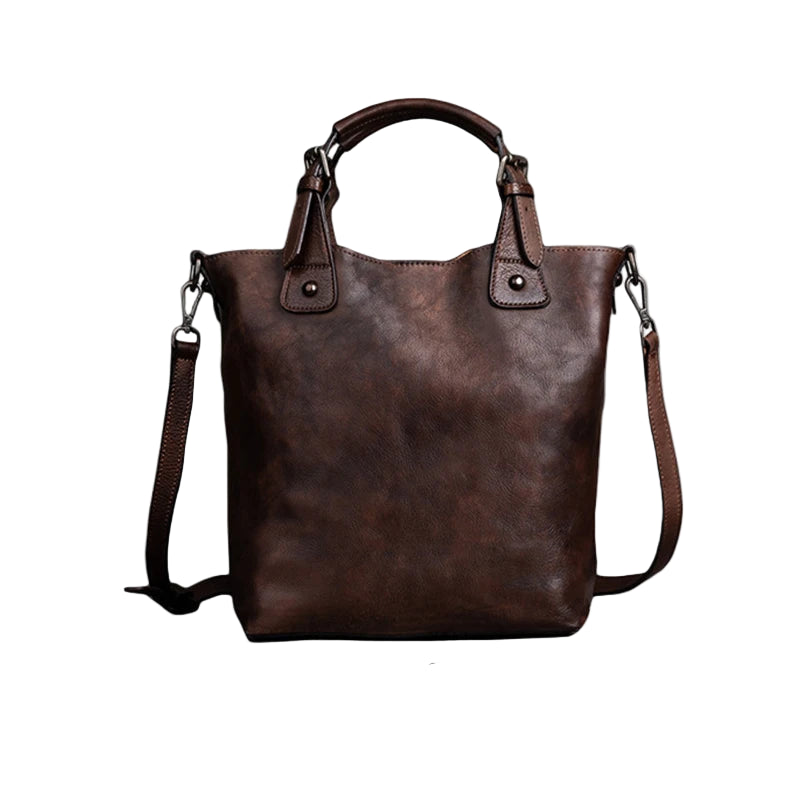 Retro Style Leather Shoulder Bag  Vintage