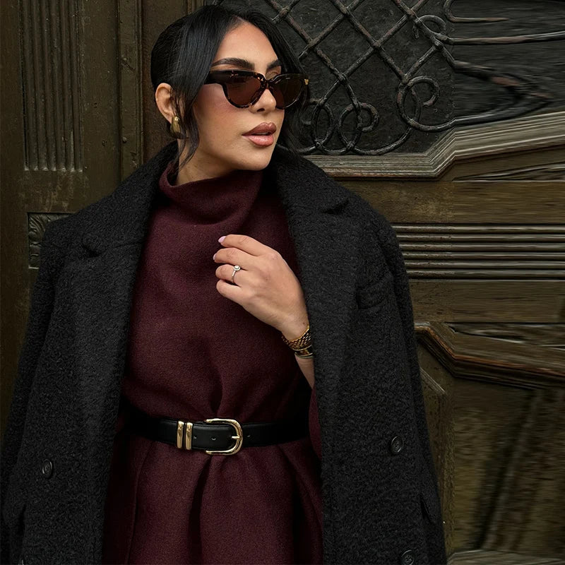 Cloak Turtleneck Sweater