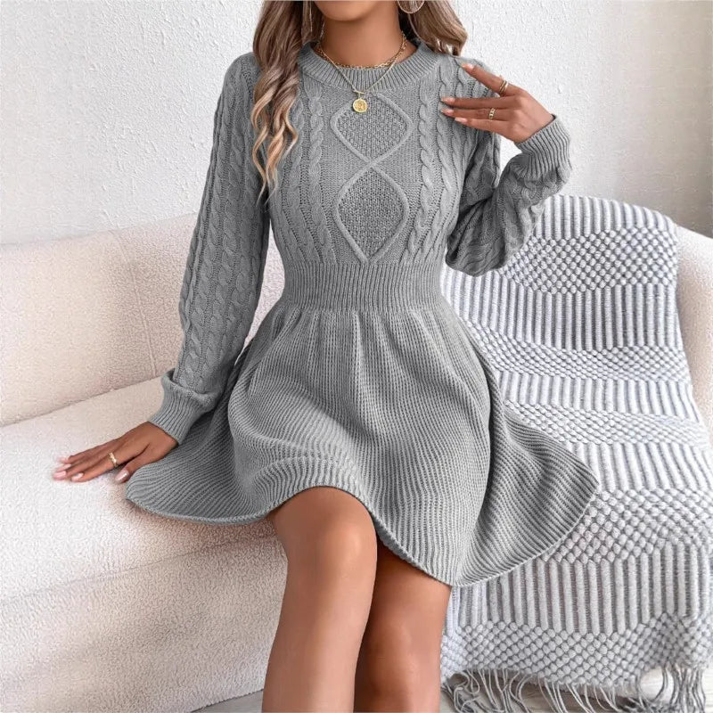 Wool A-line Dress